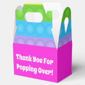 かわいいレインボーピンクポップ・アートのイット・フィジェット玩具 フェイバーボックス (オープン)