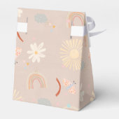 かわいいレインボーピンク誕生日お願いボックス フェイバーボックス (裏面サイド)