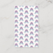 かわいいレインボーブックベビーエンクロージャカード エンクロージャーカード (裏面)