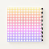 かわいいレインボープライド日常ノート ノートブック (裏面)