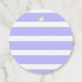 かわいいレインボーベビーシャワーおもしろいブライトパステルカラー フェイバータグ (裏面)