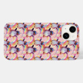 かわいいレインボーペンギンと星型 Case-Mate iPhoneケース (裏面 (横))