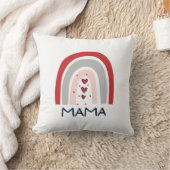 かわいいレインボーママ クッション (ブランケット)