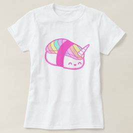 かわいいレインボーユニコーン寿司 Tシャツ