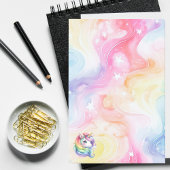 かわいいレインボーユニコーンfor女の子名前をカスタムする ポストイット