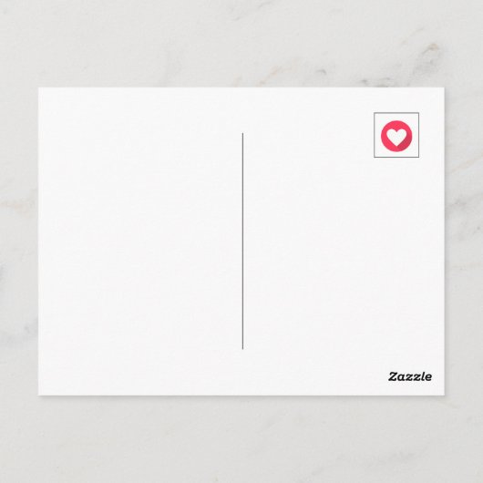 かわいいレインボー水玉模様サンシャインウェルカムトゥーズクラス ポストカード (裏面)