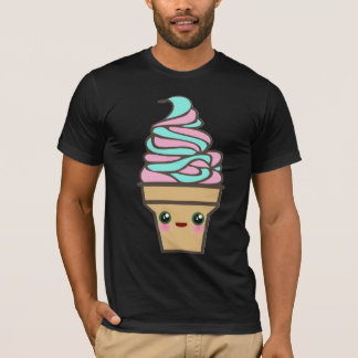 かわいいレイヴアイスクリームコーン Tシャツ
