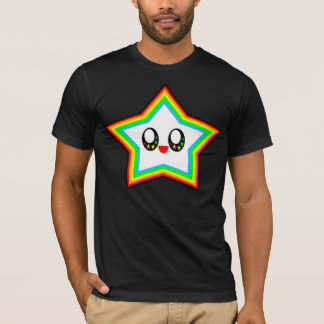 かわいいレイヴハッピースター Tシャツ
