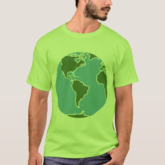 かわいいレイヴプラネットアース Tシャツ (正面)