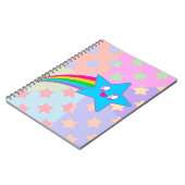かわいいレイヴレインボースターズ ノートブック (左側)