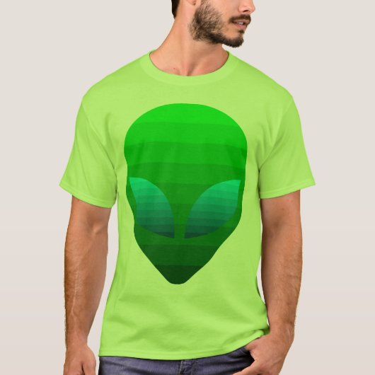 かわいいレイヴ宇宙エイリアン Tシャツ (正面)