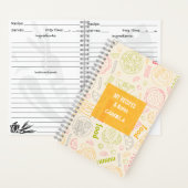 かわいいレシピ（名前） ノートブック (内側)