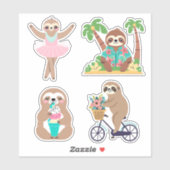 かわいいレジャースロスセット防水 シール (シート)