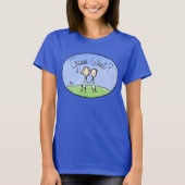 かわいいレズビアンのカップルは何を推測 Tシャツ (正面)