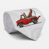 かわいいレッカー車のレッカー車 ネクタイ (ロール)