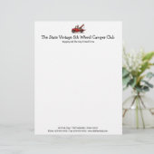 かわいいレッカー車のレッカー車 レターヘッド (スタンド正面)