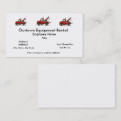 かわいいレッカー車のレッカー車 名刺 (正面/裏面)