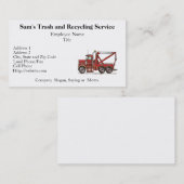 かわいいレッカー車 名刺 (正面/裏面)