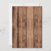 かわいいレッサーパンダのシャワー パーティーの招待状 招待状 (裏面)