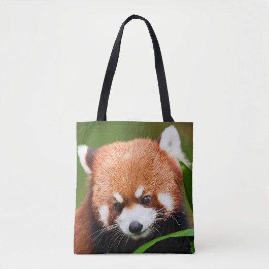 かわいいレッサーパンダ トートバッグ (正面)
