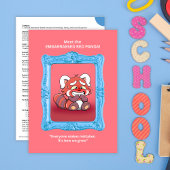 かわいいレッサーパンダ| 子供のためのSELツール| 感情カード