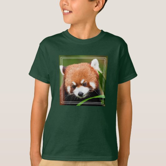 かわいいレッサーパンダ Tシャツ (正面)