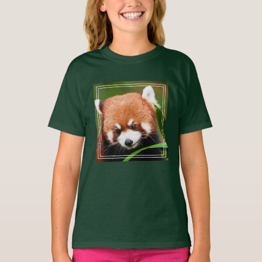 かわいいレッサーパンダ Tシャツ (正面)