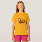 かわいいレッサーパンダ Tシャツ (正面フル)