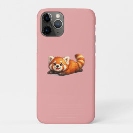 かわいいレッドパンダ リラックス かわいい動物デザイン iPhone 11 PROケース
