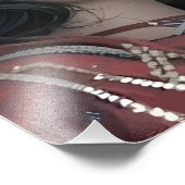 かわいいレディの写真の拡大 フォトプリント            (角)