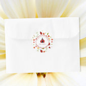 かわいいレディバグ 1歳の誕生日ステッカー ラウンドシール