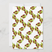 かわいいレディーバグ手引き昆虫誕生日 (裏面)