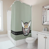 かわいいレディーフェンネックキツネシャワーカーテン シャワーカーテン (インサイチュ)