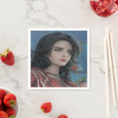 かわいいレディーペーパーナプキン スタンダードカクテルナプキン (インサイチュ)