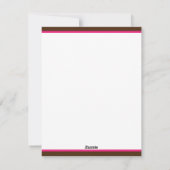 かわいいレトロあなたはブーティフルゴーストバレンタイン シーズンカード (裏面)