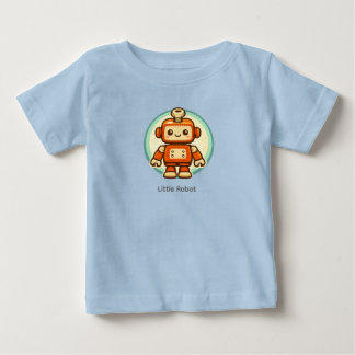かわいいレトロかわいいロボット 子供Tシャツ ベビーTシャツ