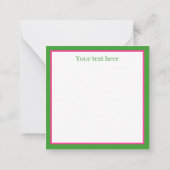 かわいいレトロなヴィンテージのクリスマスキャット追加文字 ノートカード (裏面)