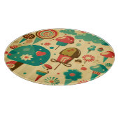 かわいいレトロなヴィンテージアイスクリーム カッティングボード (角)