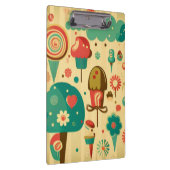 かわいいレトロなヴィンテージアイスクリーム クリップボード (右)