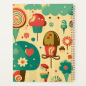 かわいいレトロなヴィンテージアイスクリーム プランナー手帳 (裏面)