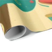 かわいいレトロなヴィンテージアイスクリーム ラッピングペーパー (ロールコーナー)