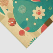 かわいいレトロなヴィンテージアイスクリーム 薄葉紙 (詳細)