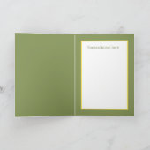 かわいいレトロなヴィンテージ掃除婦の追加気持ち ノートカード (内部)