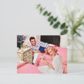 かわいいレトロなヴィンテージ ポストカード (スタンド正面)