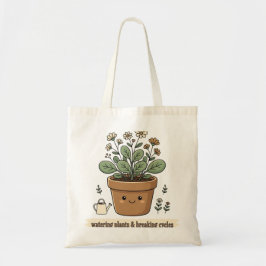 かわいいレトロな植物画 トートバッグ