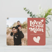 かわいいレトロな母の日 シーズンカード (スタンド正面)