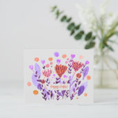 かわいいレトロな花イースターカード シーズンカード (スタンド正面)