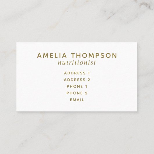 かわいいレトロのいちごの果パーソナライズされた物 名刺 (裏面)