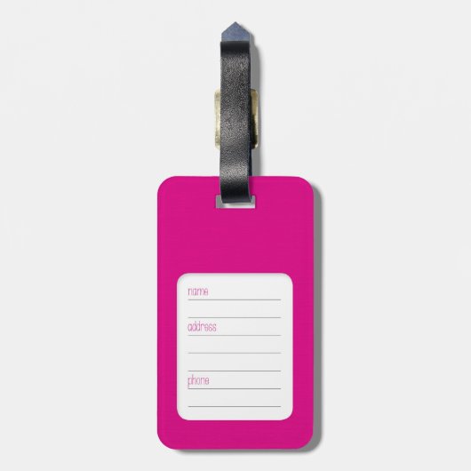 かわいいレトロのフクロウパターン図解入りの、写真付きのな荷物の箱 ラゲッジタグ (裏面縦)