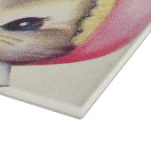 かわいいレトロのヴィンテージのイースターのウサギ カッティングボード (角)